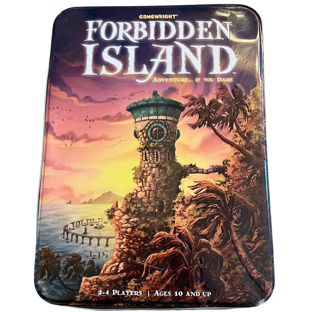Gamewright Forbidden Island Adventure Game 2010  98% Complete READ
